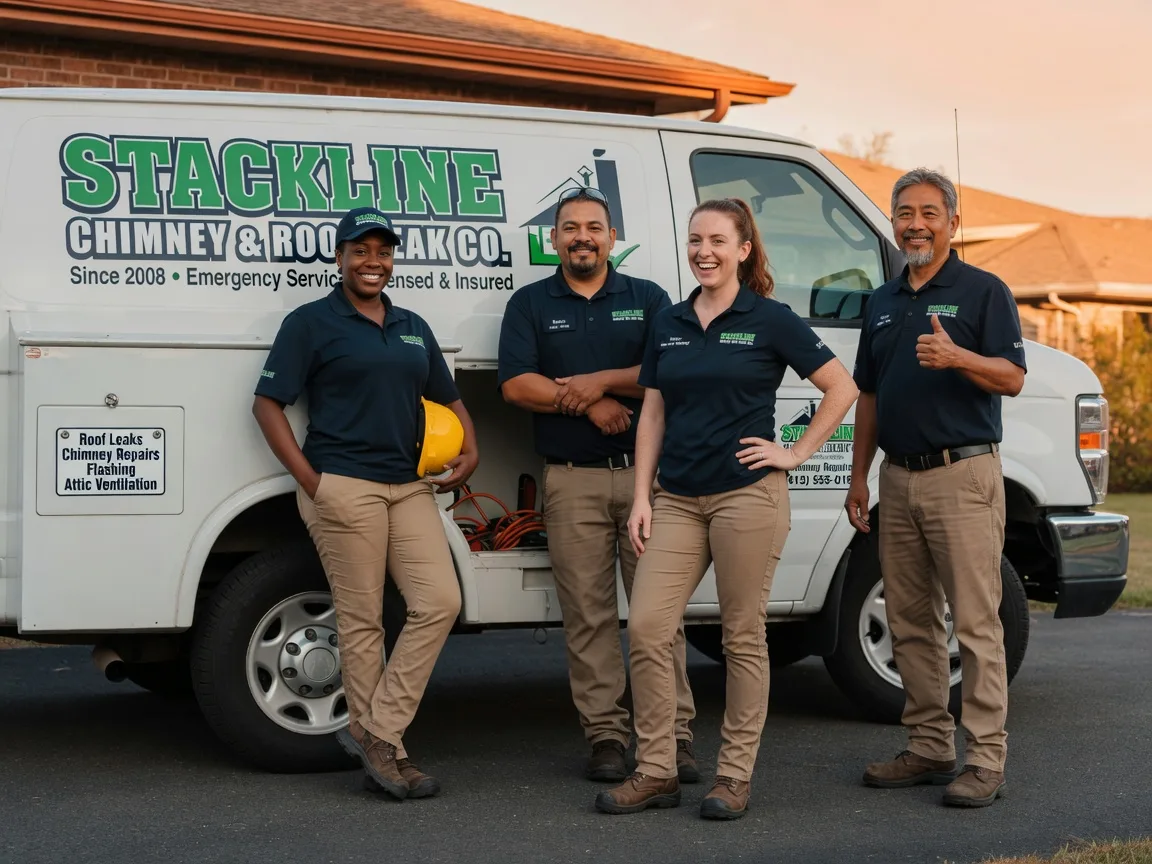 Chimney flashing repair company in Harpster, OH